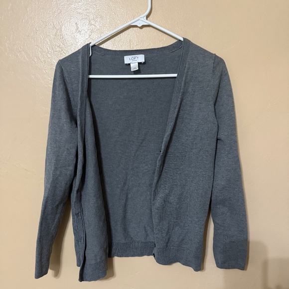 Ann Taylor Loft Grey Sweater - Picture 1 of 3